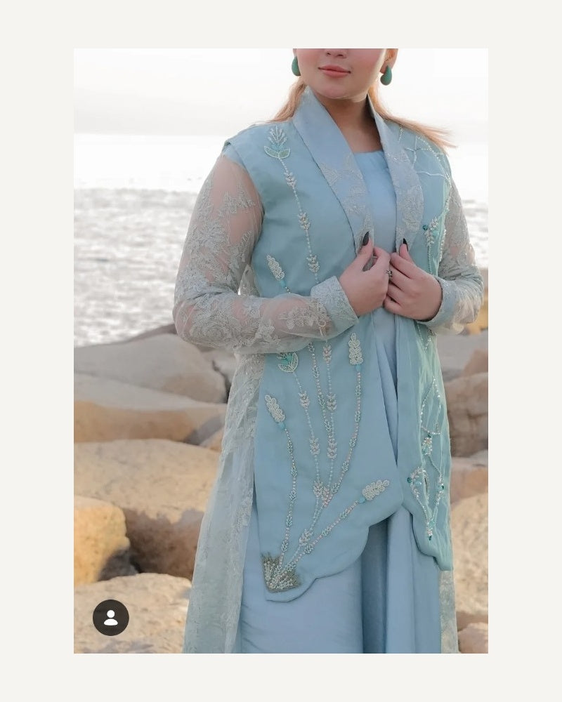 Serafina — Turquoise Jacket Ensemble